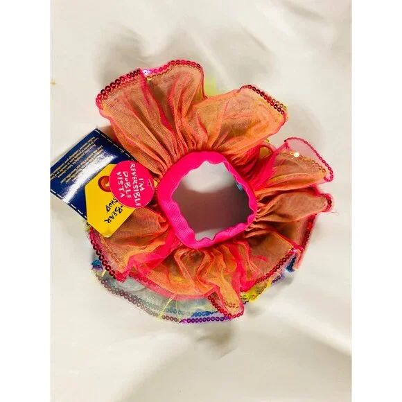 Build a Bear Pastel Rainbow  Reversible Sequin Tutu and Pink Shirt Outfit Set - Picture 3 of 7